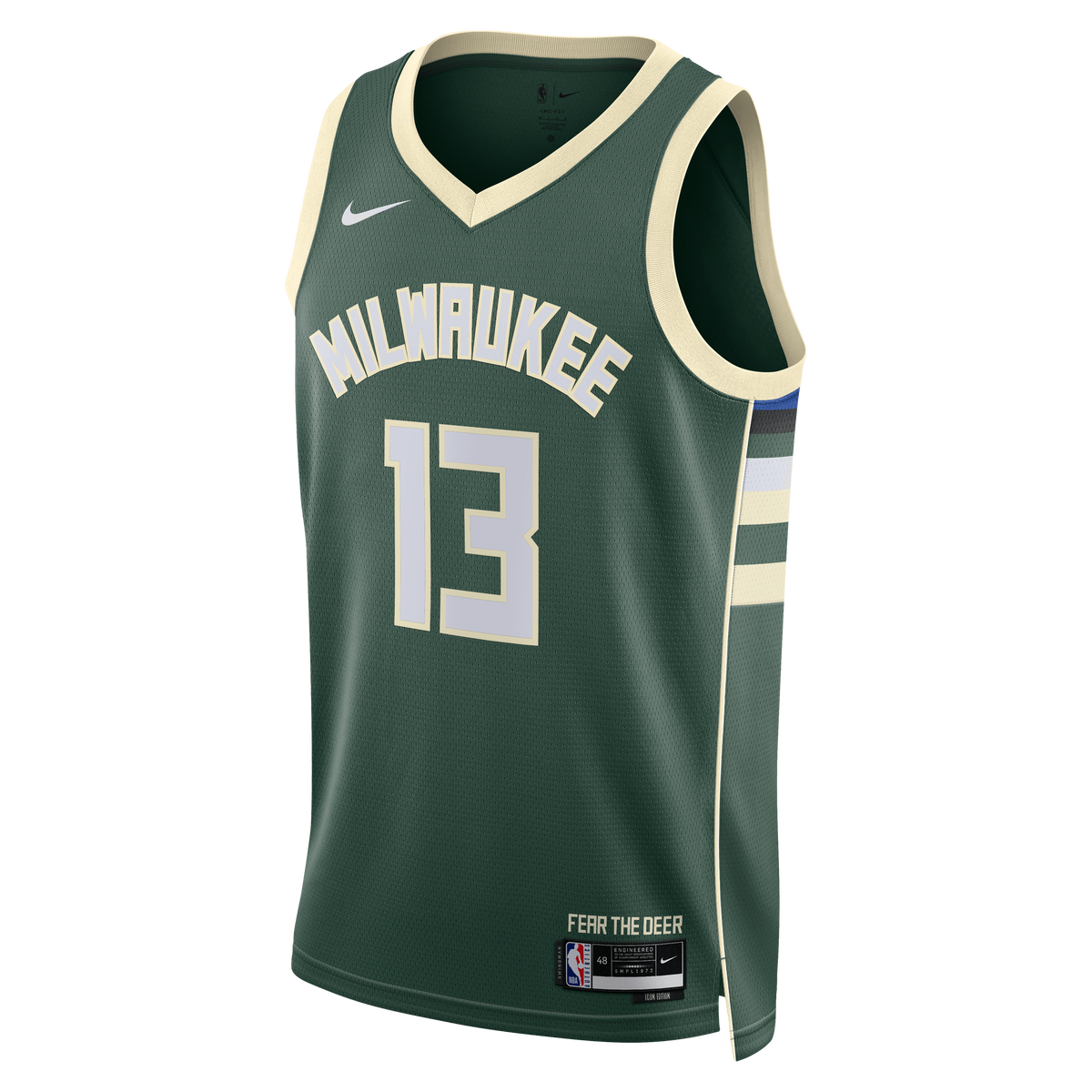 Milwaukee Bucks Nike Icon Edition Swingman Jersey - Hunter Green - Ryan Rollins - Unisex