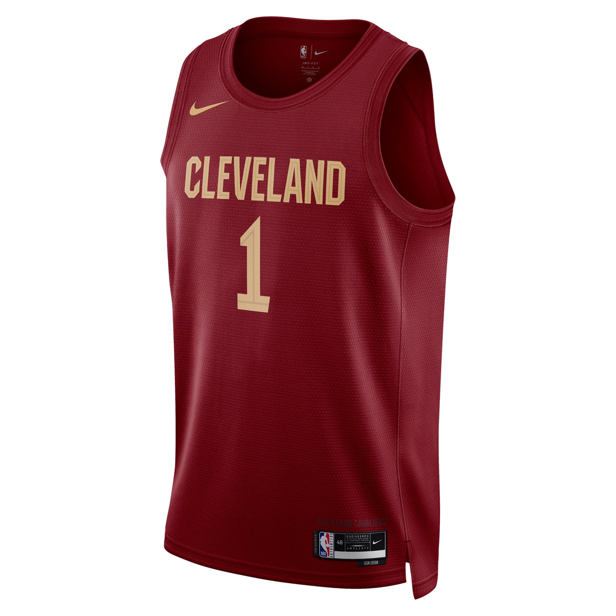 Cleveland Cavaliers Nike Icon Edition Swingman Jersey - Maroon - Max Strus - Unisex