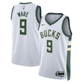 Milwaukee Bucks Nike Association Edition Swingman Jersey - White - Kel'el Ware - Unisex