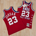NBA All-Star East Mitchell & Ness Michael Jordan 1989 Authentic Jersey - Red - Men's