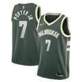 Milwaukee Bucks Nike Icon Edition Swingman Jersey - Hunter Green - Kevin Porter Jr. - Youth