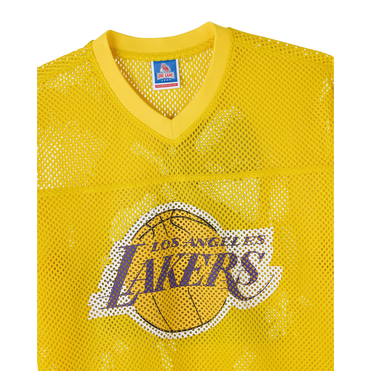 Los Angeles Lakers X OVO Mesh Football Jersey - Men's