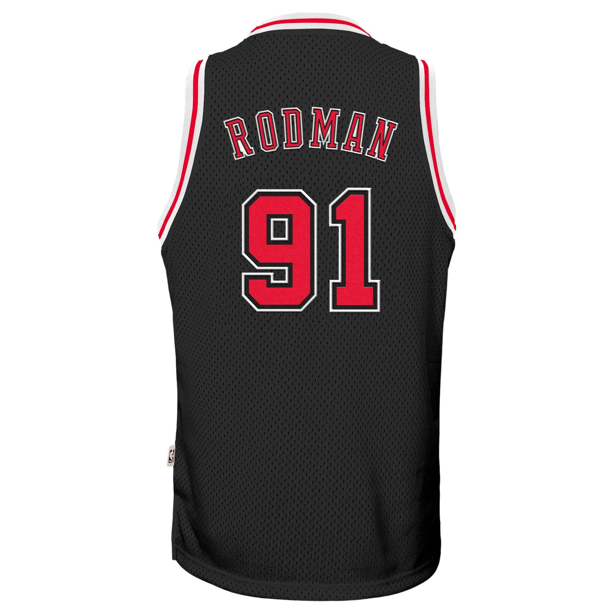 Chicago Bulls Dennis Rodman 1997-98 Hardwood Classics Alernate Swingman Jersey - Black - Youth