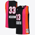 Miami Heat Mitchell & Ness NBA Alonzo Mourning Hardwood Classics Road Jersey - Men's