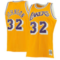 Los Angeles Lakers Mitchell & Ness Magic Johnson 1984-85 Hardwood Classics Swingman Jersey - Gold - Men's