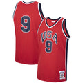 USA 1984 Michael Jordan USA Basketball Mitchell & Ness Authentic Alternate Jersey - Red - Men's