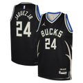 Milwaukee Bucks Jordan Brand Statement Edition Swingman Jersey - Hunter Green - Jaime Jaquez Jr. - Youth