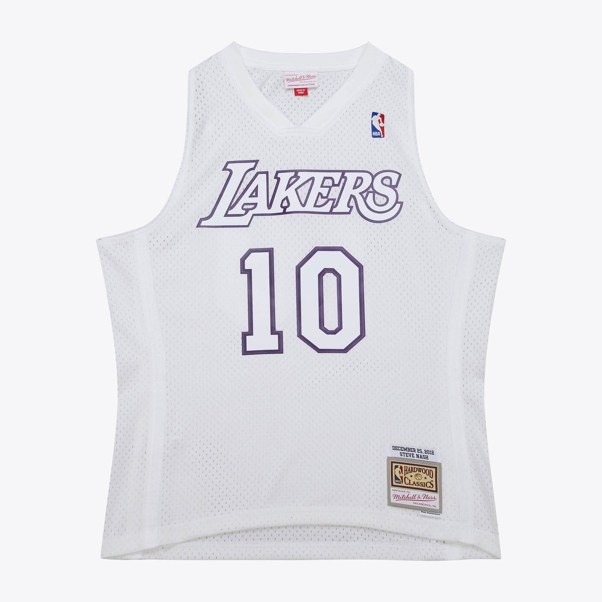Los Angeles Lakers Mitchell & Ness Steve Nash 2012 Day Authentic Jersey - White