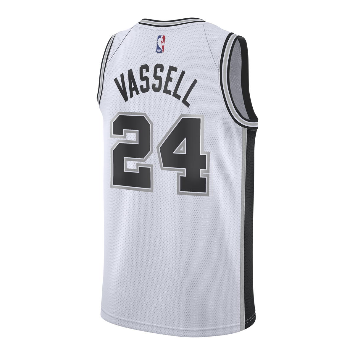 San Antonio Spurs Nike Association Edition Swingman Jersey - White - Devin Vassell - Youth