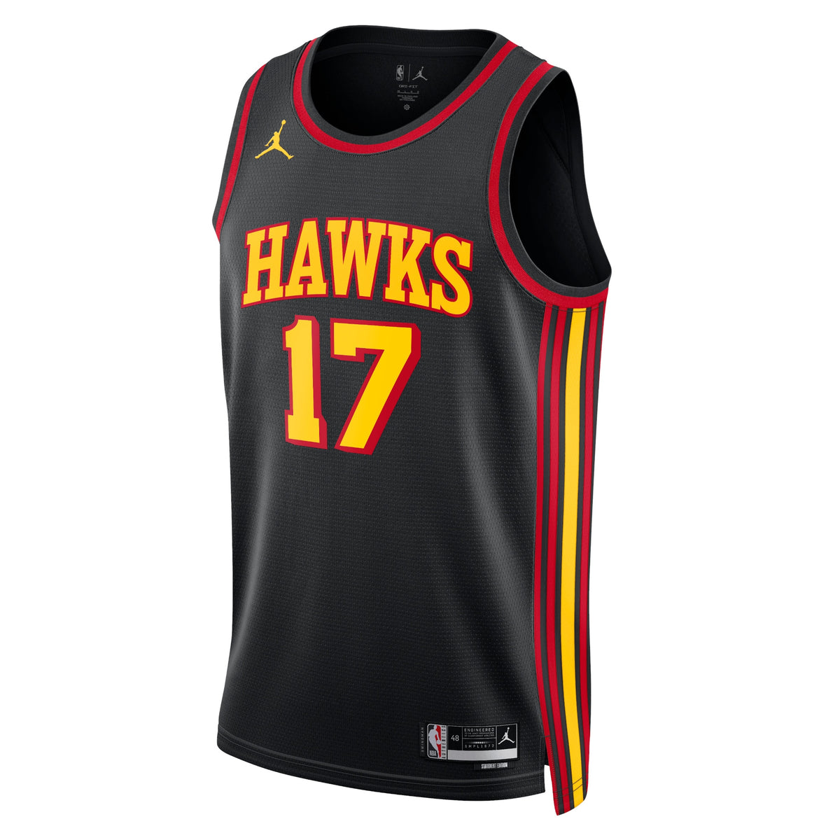 Atlanta Hawks Jordan Statement Edition Swingman Jersey - Black - Onyeka Okongwu - Unisex