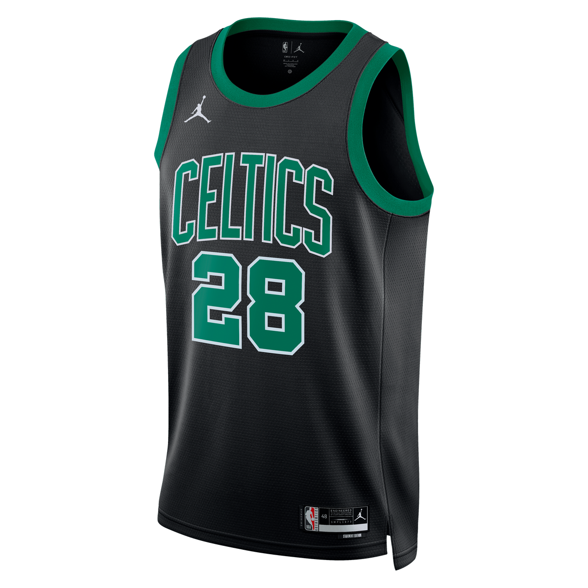 Boston Celtics Jordan Brand Statement Edition Swingman Jersey - Black - Hugo González - Unisex