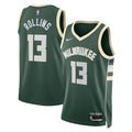 Milwaukee Bucks Nike Icon Edition Swingman Jersey - Hunter Green - Ryan Rollins - Unisex