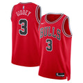 Chicago Bulls Nike Icon Edition Swingman Jersey - Red - Josh Giddey - Unisex