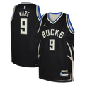 Milwaukee Bucks Jordan Brand Statement Edition Swingman Jersey - Hunter Green - Kel'el Ware - Youth