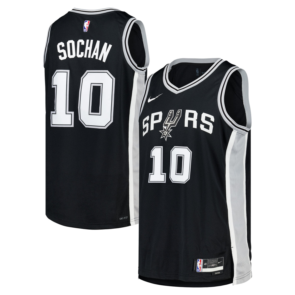 San Antonio Spurs Nike Icon Jersey - Jeremy Sochan - Unisex
