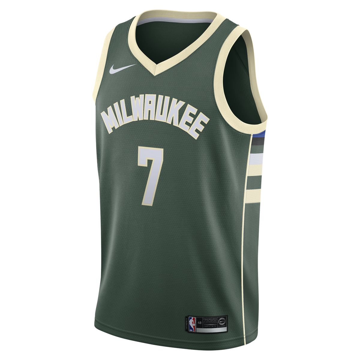 Milwaukee Bucks Nike Icon Edition Swingman Jersey - Hunter Green - Kevin Porter Jr. - Youth