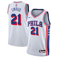 Philadelphia 76ers Nike Association Edition Swingman Jersey - White - Joel Embiid - Youth