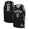 Milwaukee Bucks Jordan Brand Statement Edition Swingman Jersey - Hunter Green - Tyler Herro - Youth