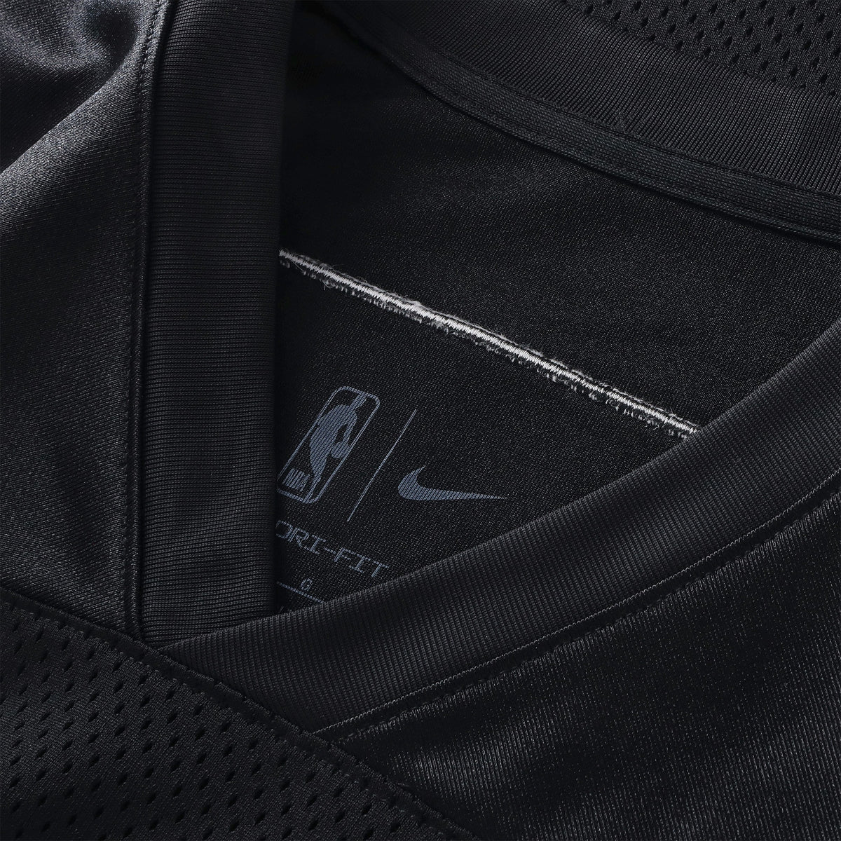 Los Angeles Lakers Nike Courtside Football Jersey - Black - Men's