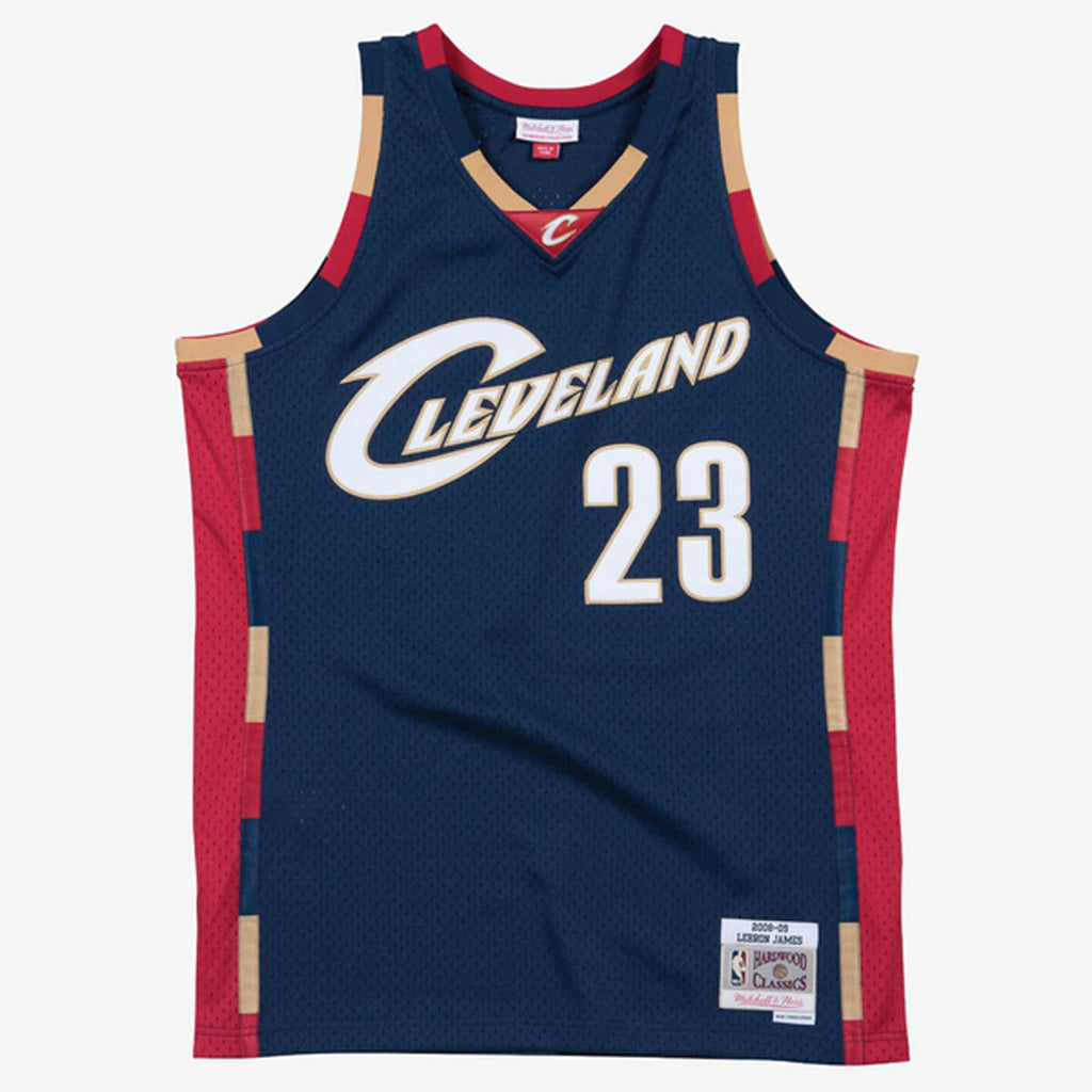 Cleveland Cavaliers Mitchell & Ness LeBron James 2008-09 Hardwood Classics Swingman Jersey - Navy - Men's