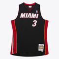 Miami Heat Mitchell & Ness NBA Dwyane Wade 2012 Road Hardwood Classics Swingman Jersey