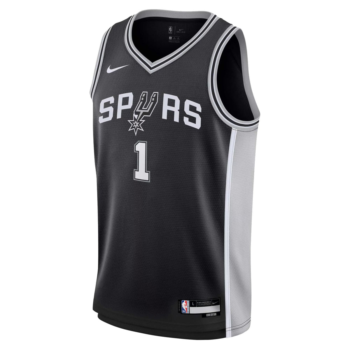 San Antonio Spurs Nike Icon Swingman Jersey - Victor Wembanyama - Youth