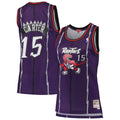 Toronto Raptors Mitchell & Ness Vince Carter 1998-99 Hardwood Classics Swingman Jersey - Purple - Women's