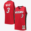 Miami Heat Mitchell & Ness NBA Dwyane Wade Alternate 2005 Hardwood Classics Swingman Jersey