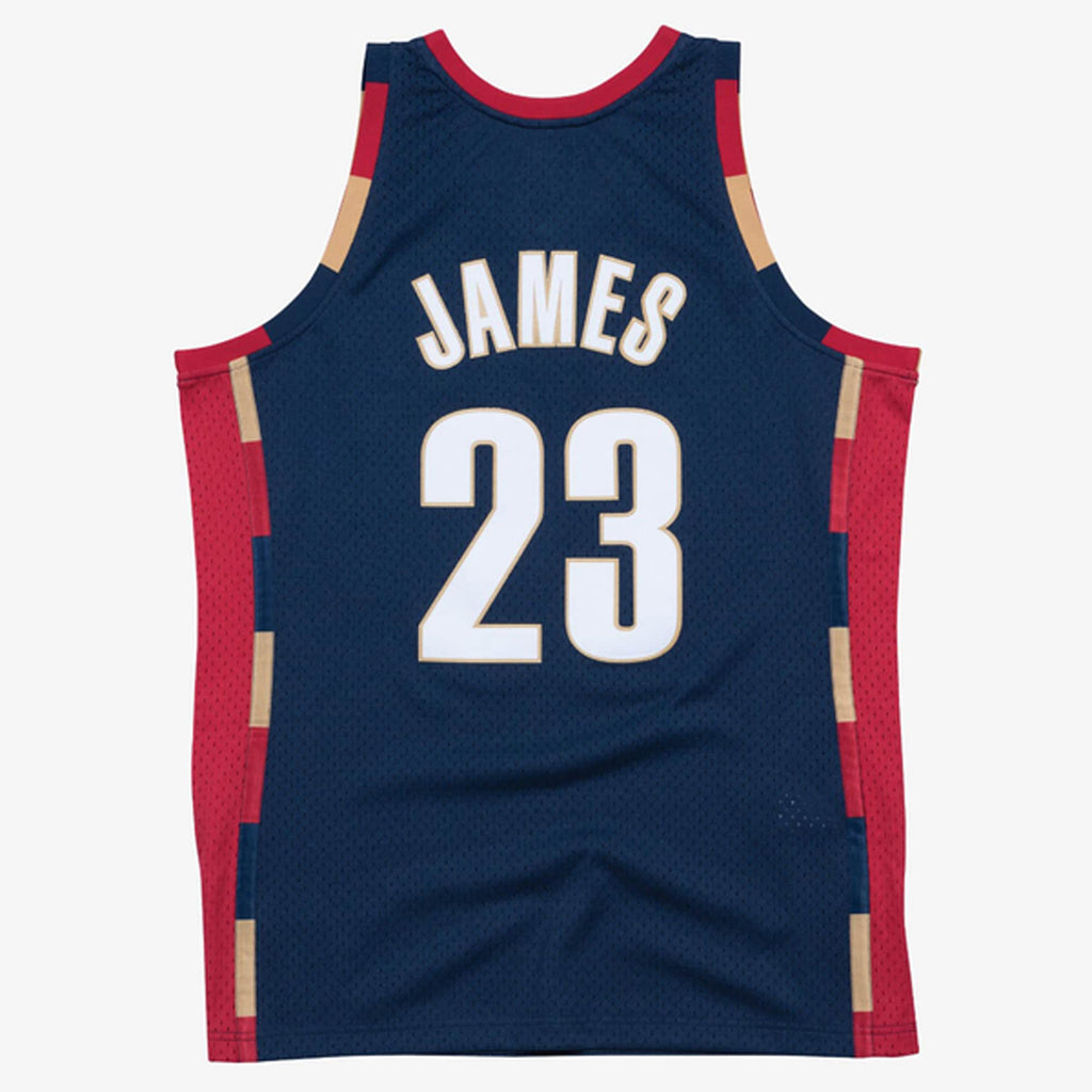 Cleveland Cavaliers Mitchell & Ness LeBron James 2008-09 Hardwood Classics Swingman Jersey - Navy - Men's