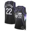 Utah Jazz Jordan Brand Statement Edition Swingman Jersey - Black - Darryn Peterson - Men's