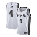 San Antonio Spurs Nike Association Edition Swingman Jersey - White - De'Aaron Fox - Youth