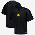 Los Angeles Lakers Nike Courtside Football Jersey - Black - Men's
