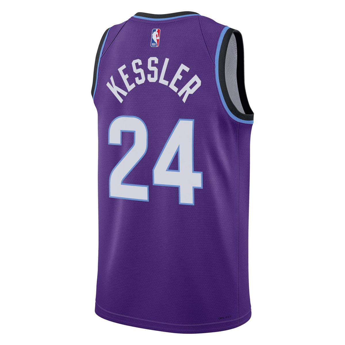Utah Jazz Nike Replica Icon Edition Swingman Jersey - Purple - Walker Kessler - Youth