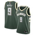 Milwaukee Bucks Nike Icon Edition Swingman Jersey - White - Kel'el Ware - Youth