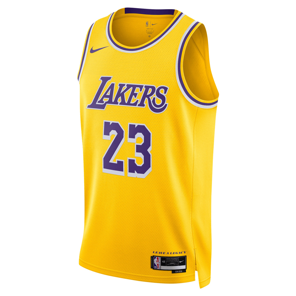 Los Angeles Lakers Nike Icon Swingman Jersey - LeBron James - Unisex